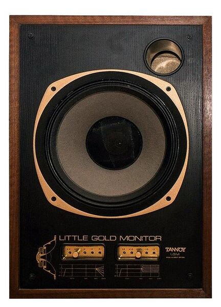 File:Tannoy Little Gold monitor - professional studio loudspeaker box.jpg