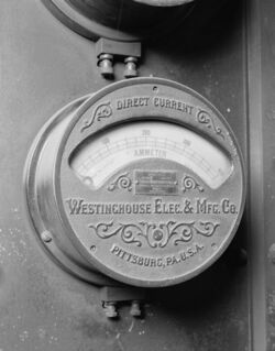 Ammeter from New York Terminal Service Plant, 250 West Thirty-first Street 351263pv.jpg