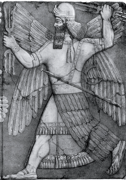 Cropped Image of Carving Showing the Mesopotamian God Ninurta.png