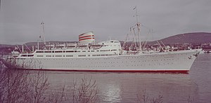 MS Oslofjord (1949) i Oslo havn.jpg