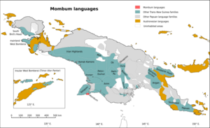 Mombum languages.svg