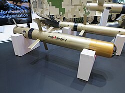 Red Arrow 12 missile at IDEX 2017.jpg