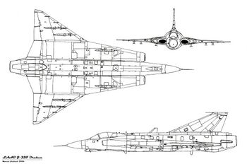 SAAB J-35F Draken 0012 (cropped).jpg