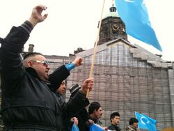 Uyghurs protesting.jpg
