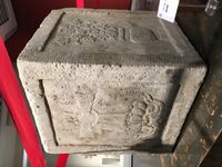Yuan dynasty stone with cross and Syriac inscription from Church of the East site in Fangshan District near Beijing (then called Khanbaliq or Dadu)