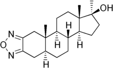 Skeletal formula of furazabol