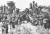 Golden Spike ceremony, Promontory, Utah, May 10, 1869.jpg