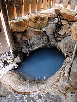 Kumano Kodo World heritage Yunomine Onsen Tsuboyu 湯の峰温泉 つぼ湯06.JPG