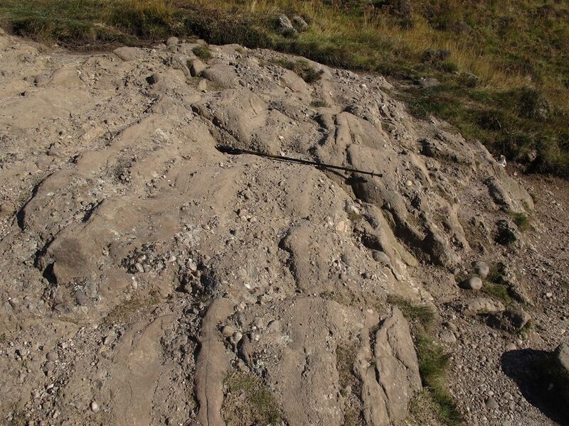File:Lower Devonian sandstone & conglomerate Bealach Ard.JPG