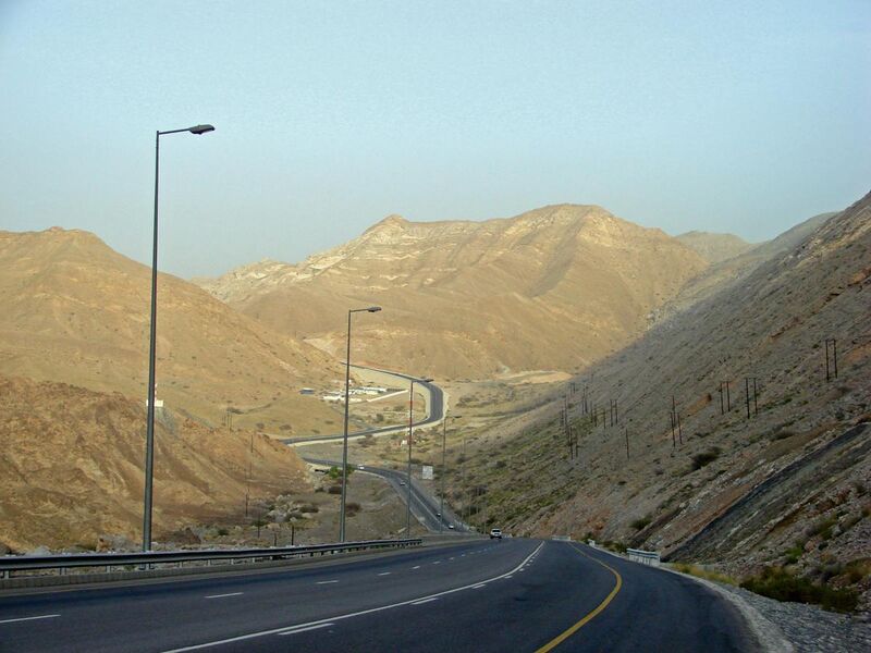 File:Road towards Qantab, Muscat.jpg