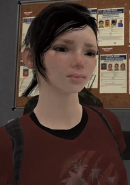 A low poly model of Ellie from The Last of Us, renamed as "Eva" or "Eve".
