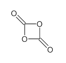 Skeletal formula of 1,3-dioxetanedione