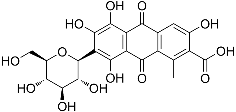 File:Carminic acid structure.png