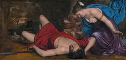 Cornelis Holsteyn - Venus de dood van Adonis bewenend 1638-58.jpg