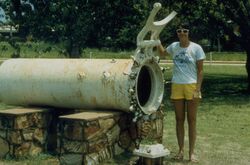 Early diving recompression chamber at Broome, Western Australia.jpg