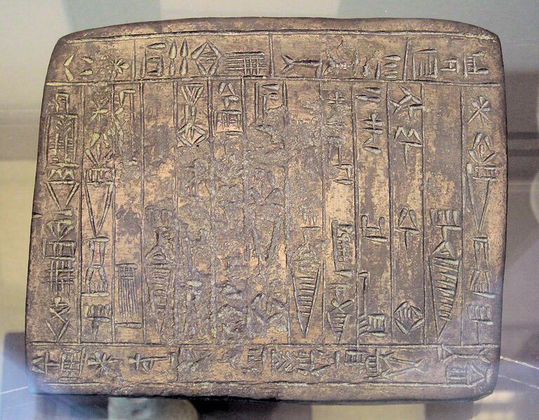 File:Foundation tablet, dedication to God Nergal by Hurrian king Atalshen, king of Urkish and Nawar, Habur Bassin, circa 2000 BC Louvre Museum AO 5678.jpg