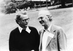 James Eells (left) and Nicolaas Kuiper at the Chern Symposium 1979 in Berkeley.jpg