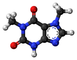 Paraxanthine 3D ball.png