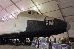 Space Shuttle Inspiration (California) forwards fuselage.jpg