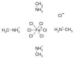 Tetrakis(methylammonium)hexachloroferratechloride.svg