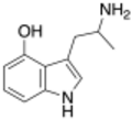 4-HO-aMT Structure.svg