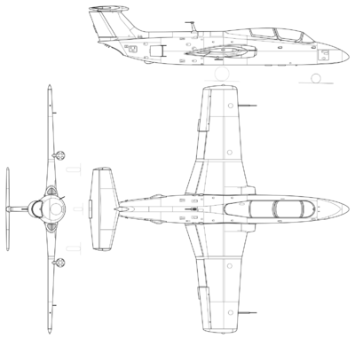 Aero L-29 Delfin sketch.svg