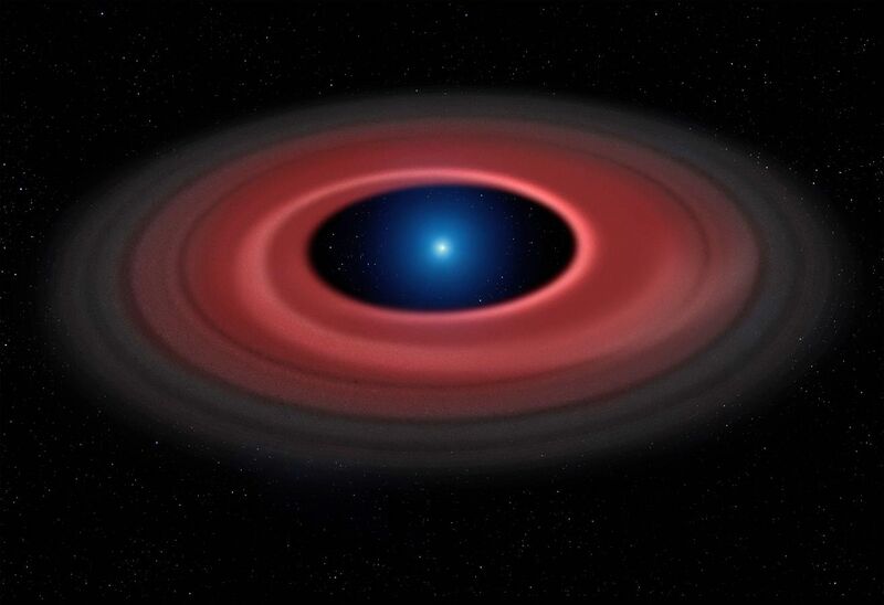 File:Artist’s impression of the glowing disc of material around the white dwarf SDSS J1228+1040.jpg