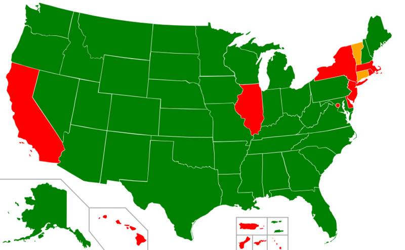 File:Legality of firearm suppressors by US jurisdiction.svg