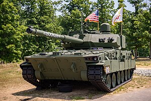 M10 Booker at its unveiling event during the 248th Army Birthday Festival at the National Museum of the United States Army on 10 June 2023 - 7.jpg