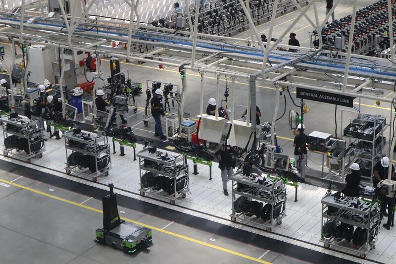 File:OLA Electric scooter manufacturing unit.jpg