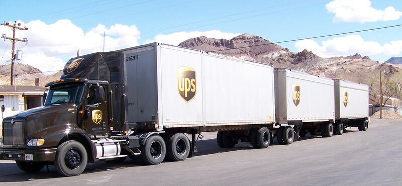 File:UPS Truck in Beatty Nevada (1).jpg