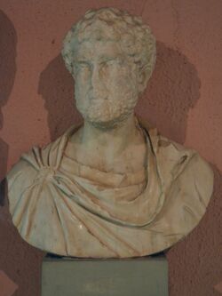 Bust of Marcus Aurelius, from Apollonia, Archaeological Museum of Tirana, Albania.jpg