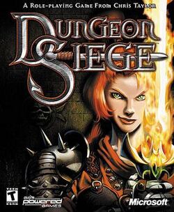 Dungeon Siege Official video game box art
