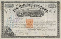 Erie Railroad Company, common capital stock, 1869.jpg