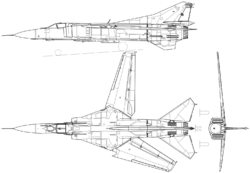 Mikoyan-Gurevich MiG-23MF 3-view.svg