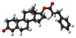 Nandrolone phenylpropionate molecule ball.png