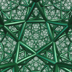 Rectified order 4 dodecahedral honeycomb.png