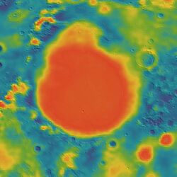 Serenitatis basin GRAIL gravity.jpg