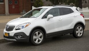 2016 Buick Encore in Summit White, front left.jpg
