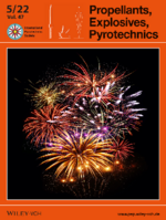 Propellants, Explosives, Pyrotechnics journal cover volume 47 issue 5.png