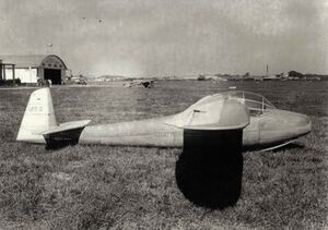 The IPT-2 Aratinga glider, 1942, designed by engineer Silvio de Oliveira.jpg