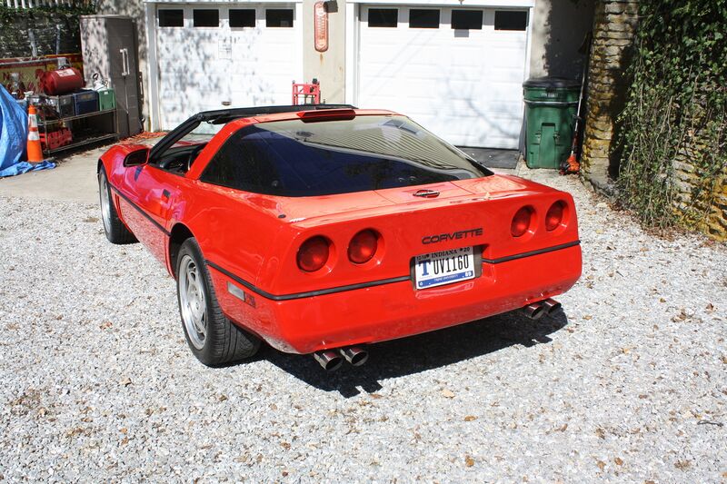 File:1990 C4 Corvette Rear Drivers side.jpg