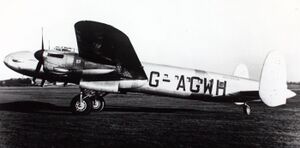 Avro Avro 691 Lancastrian 3 G-AGWH cn 1280 'Stardust' BSAA (British South American Airways) (15215624954).jpg