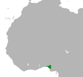 The extent of Benin in 1625