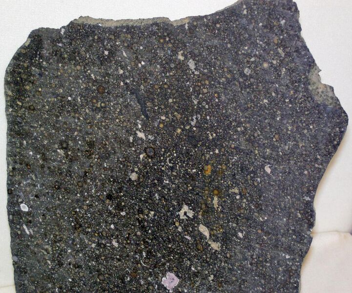 File:Carbonaceous chondrite (Allende Meteorite) (4.560-4.568 Ga) 6 (16763228023).jpg