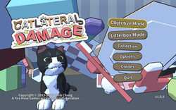 Catlateral Damage v1.0.8 PC Title Screen.png