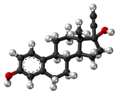 Ethinylestradiol molecule ball.png