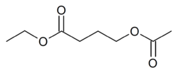 Ethyl acetoxy butanoate structure.png