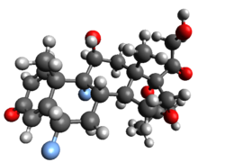 Fluocinolone acetonide (Ball-n-Stick).png
