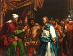 Jesús en casa de Anás Museo del Prado José de Madrazo.jpg